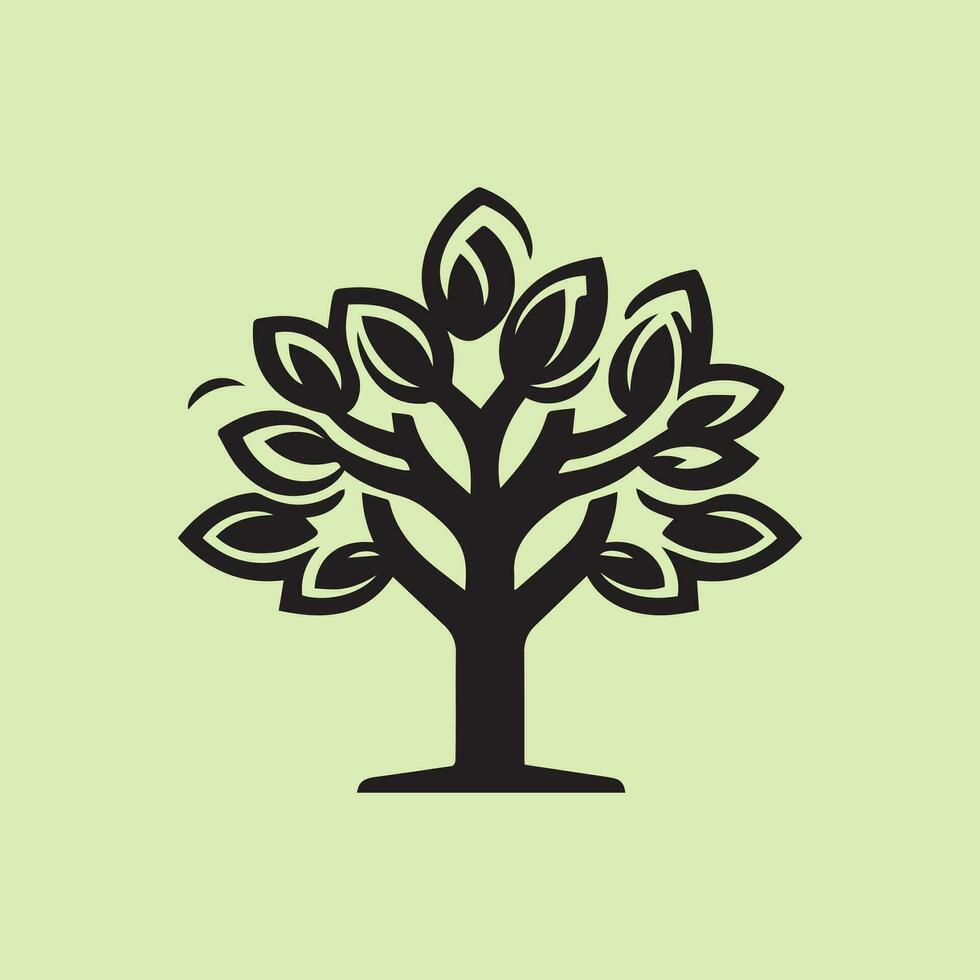 träd vektor logotyp