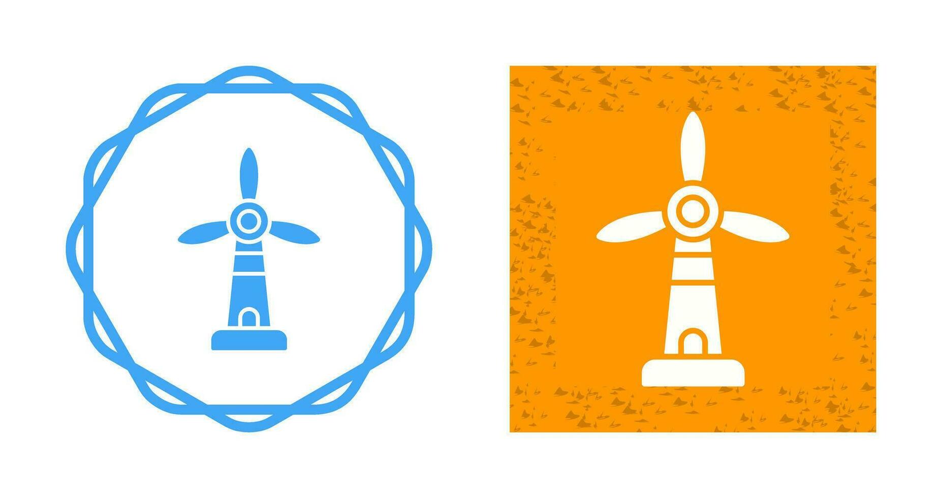 Symbol für Windmühlenvektor vektor