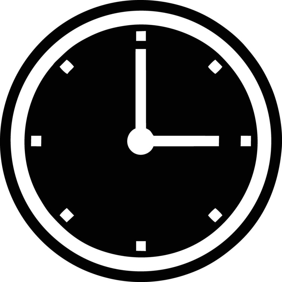 Uhr Symbol Symbol Design Bild. Illustration von das Alarm Uhr Zeit isoliert Vektor Bild. eps 10