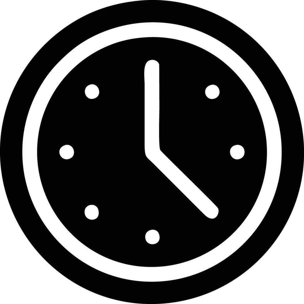 Uhr Symbol Symbol Design Bild. Illustration von das Alarm Uhr Zeit isoliert Vektor Bild. eps 10