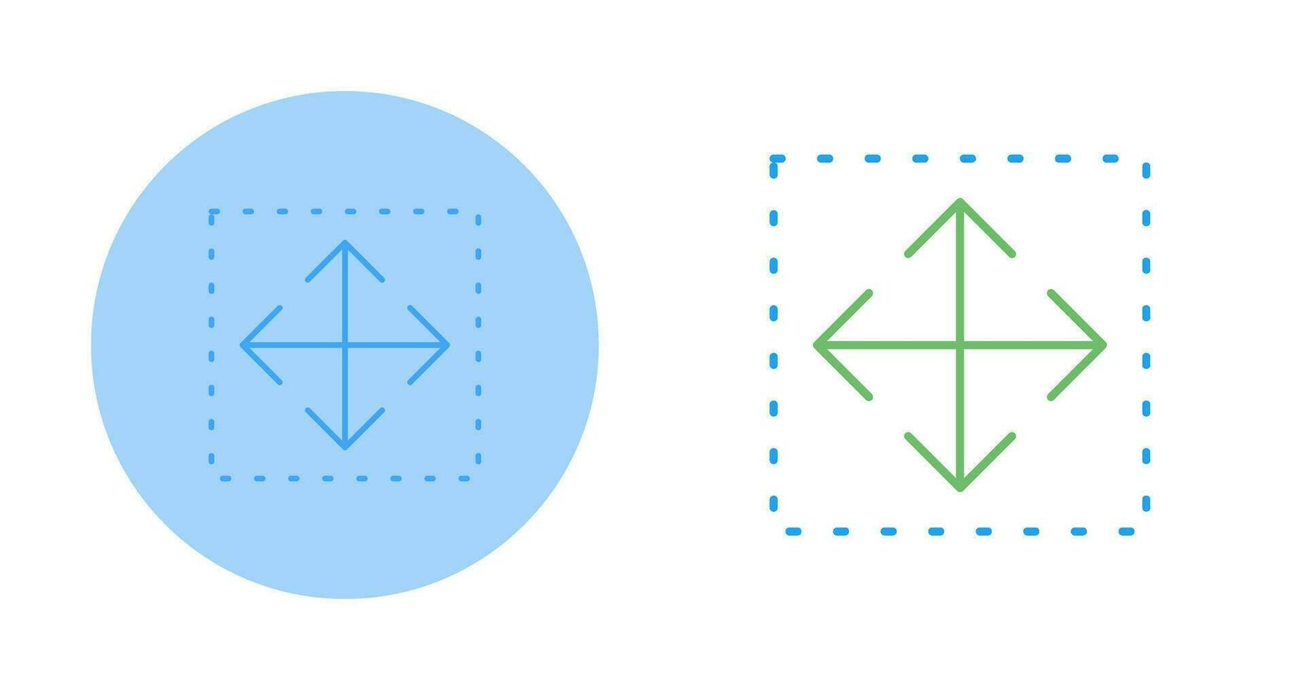 Vektorsymbol Größe ändern vektor