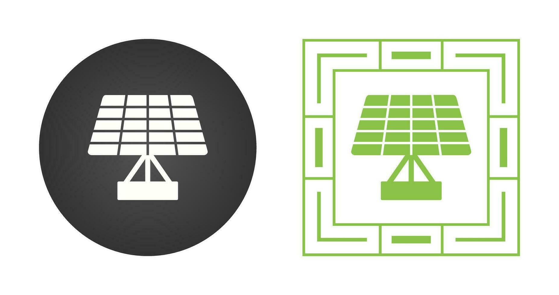 Vektorsymbol für Solarpanel vektor