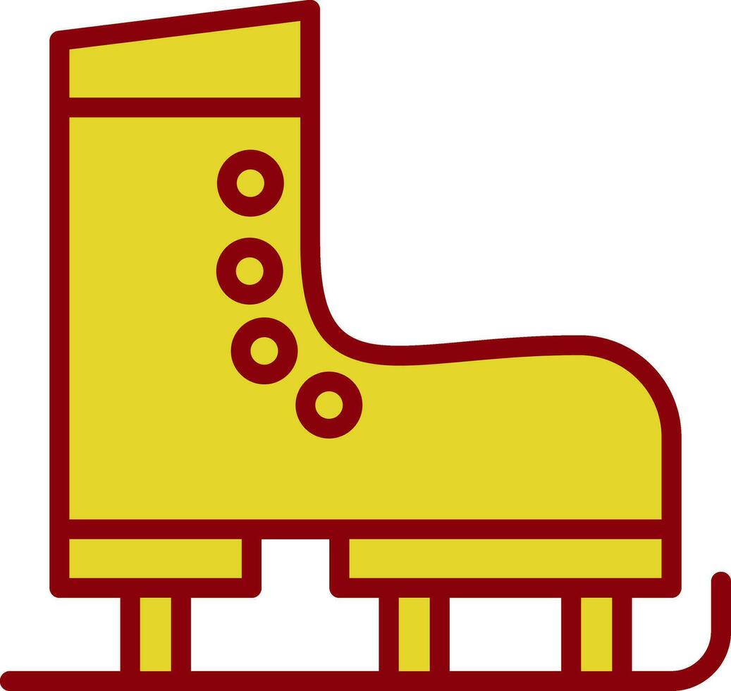 Eis Schlittschuh Vektor Symbol Design