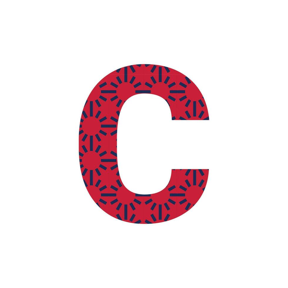 c brev logotyp eller c text logotyp och c ord logotyp design. vektor