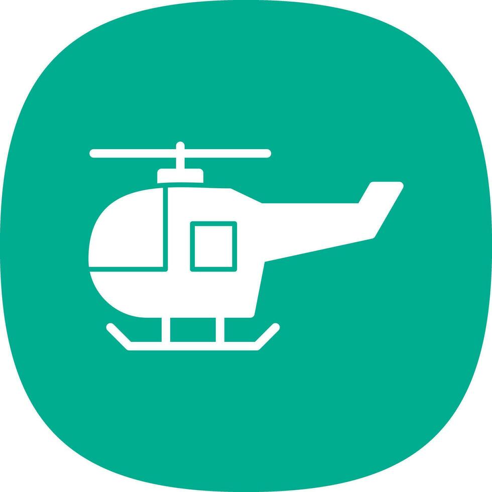 Hubschrauber-Vektor-Icon-Design vektor