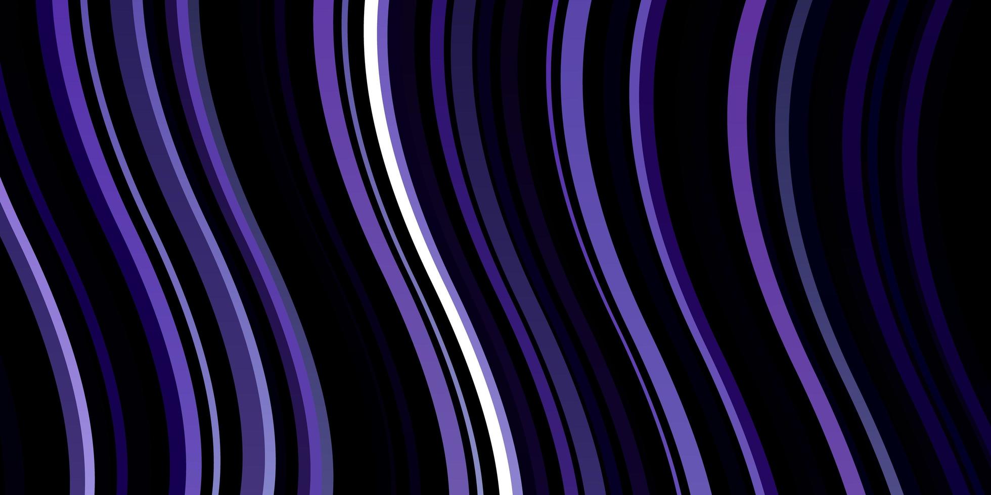dunkelrosa, blaue Vektorvorlage mit Kurven. Illustration im abstrakten Stil mit Farbverlauf gebogen. Muster für Geschäftsbroschüren, Broschüren vektor