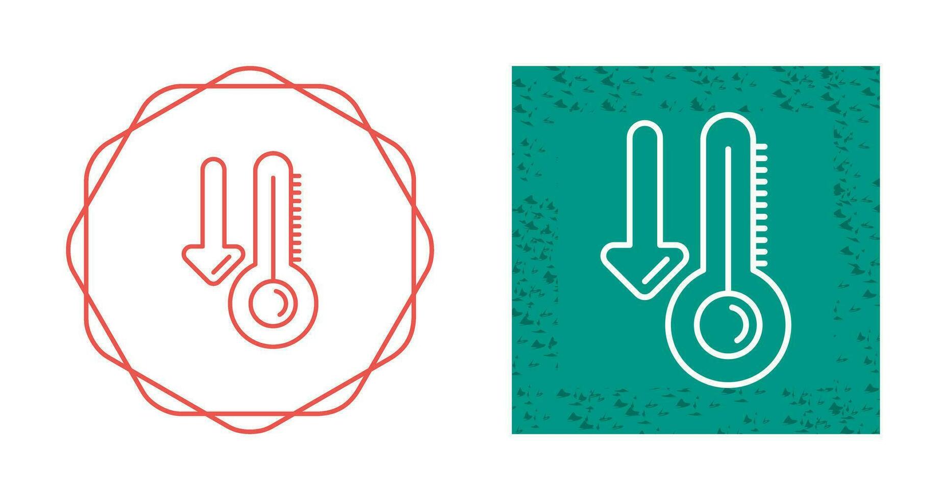 Vektorsymbol für niedrige Temperatur vektor