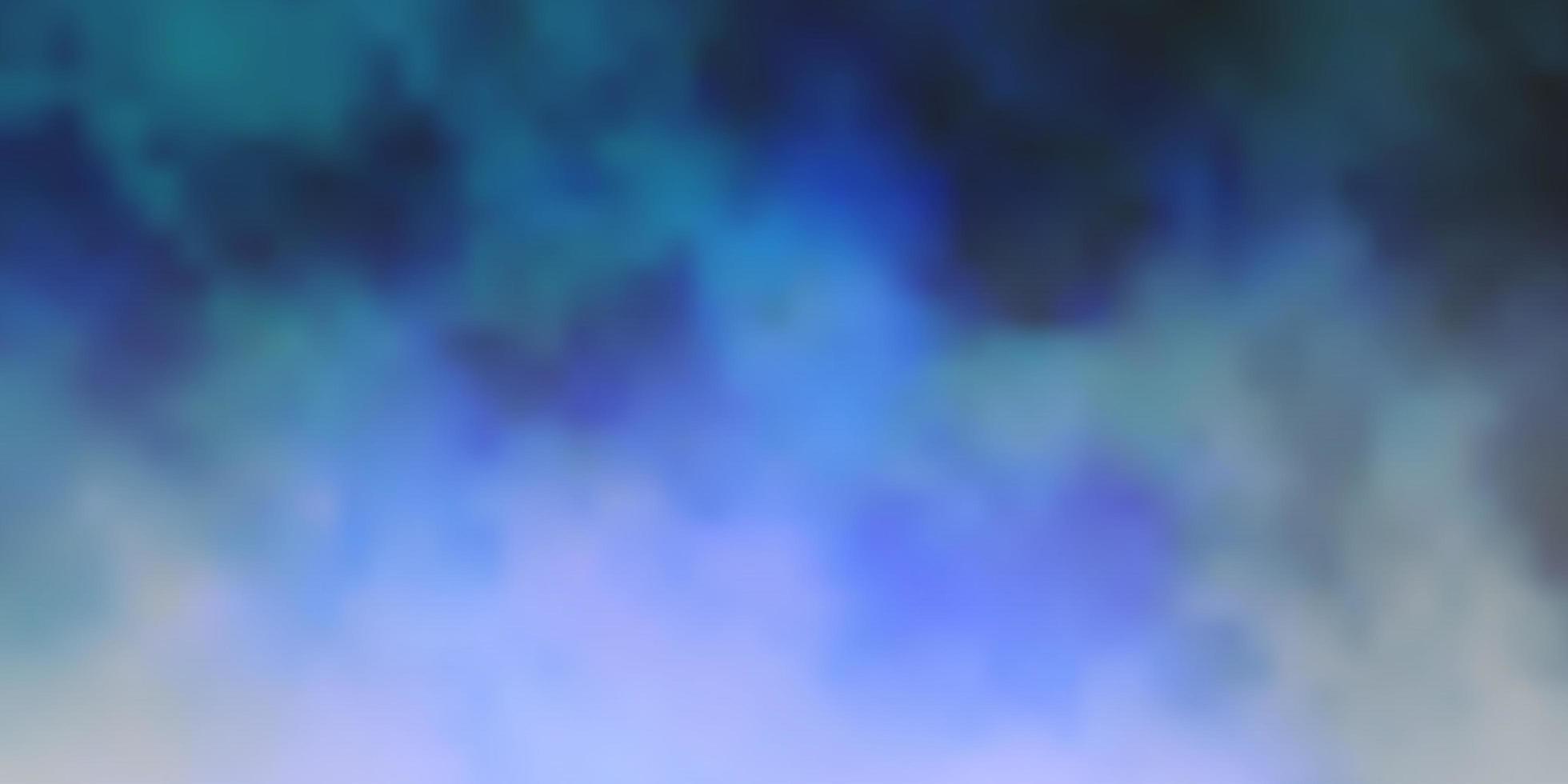 dunkelblaues Vektorlayout mit Wolkengebilde. Illustration im abstrakten Stil mit Farbverlaufswolken. schönes Layout für uidesign. vektor