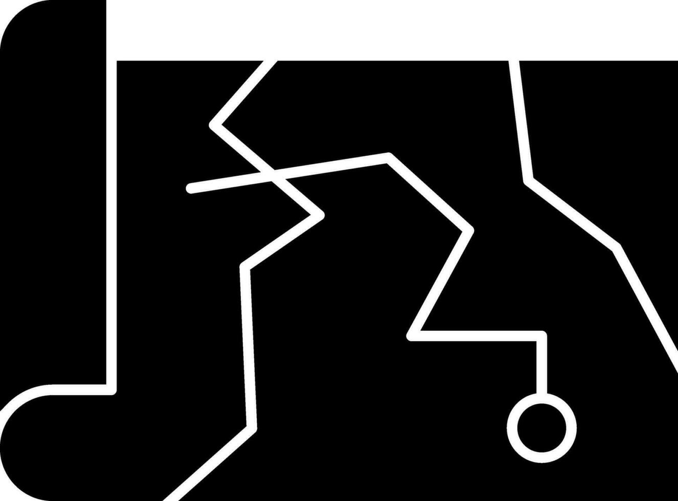 Schatz Karte Vektor Symbol Design