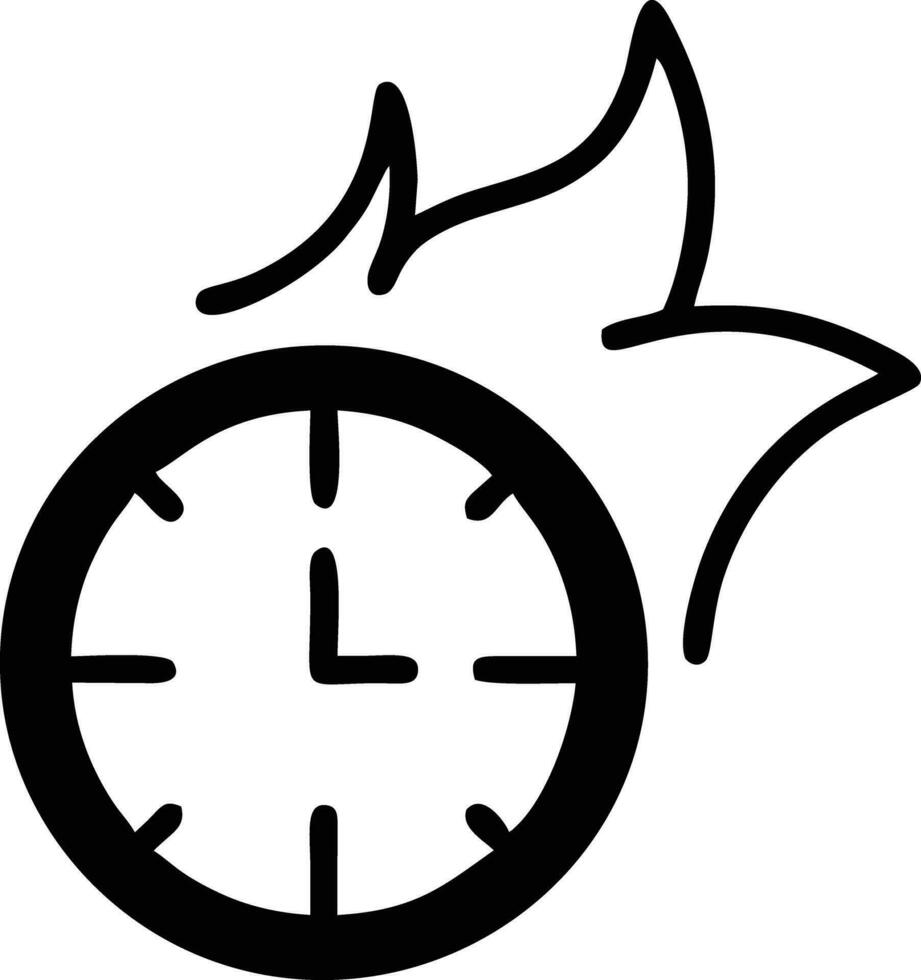 Uhr Symbol Symbol Design Bild. Illustration von das Alarm Uhr Zeit isoliert Vektor Bild. eps 10