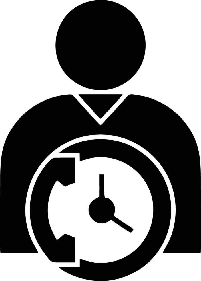 Uhr Symbol Symbol Design Bild. Illustration von das Alarm Uhr Zeit isoliert Vektor Bild. eps 10