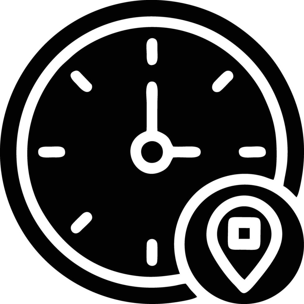 Uhr Symbol Symbol Design Bild. Illustration von das Alarm Uhr Zeit isoliert Vektor Bild. eps 10