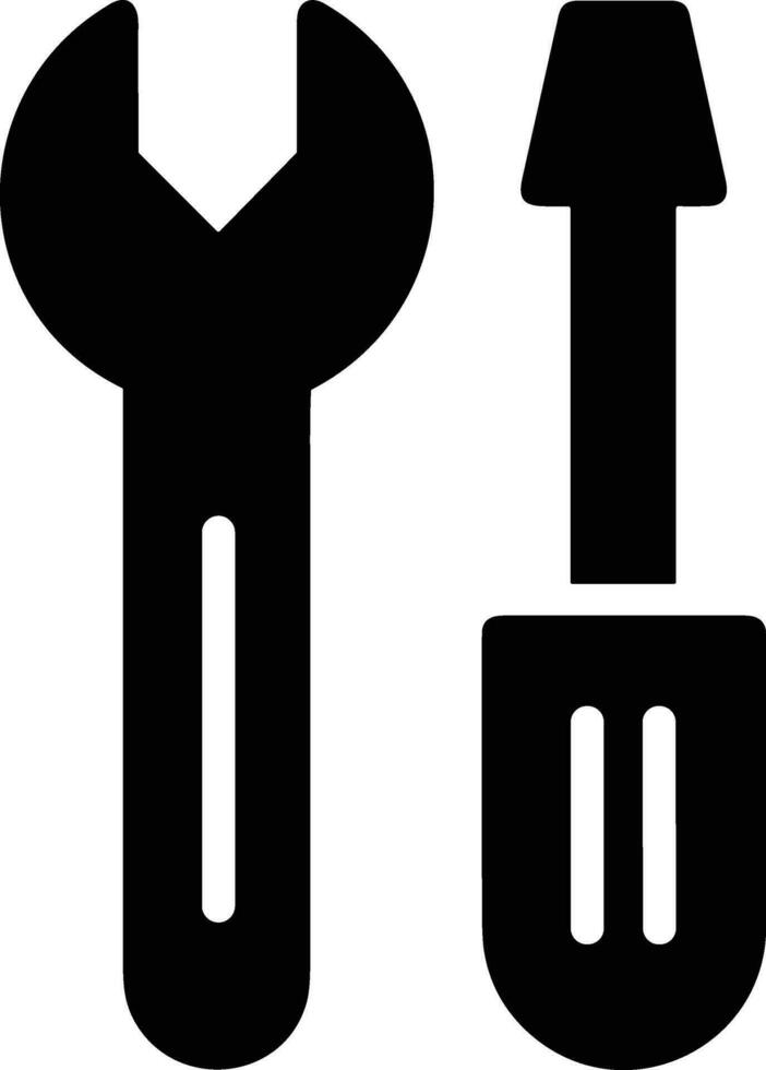 skruvmejsel reparera ikon symbol vektor bild. illustration av de fixera toolkit design bild. eps 10