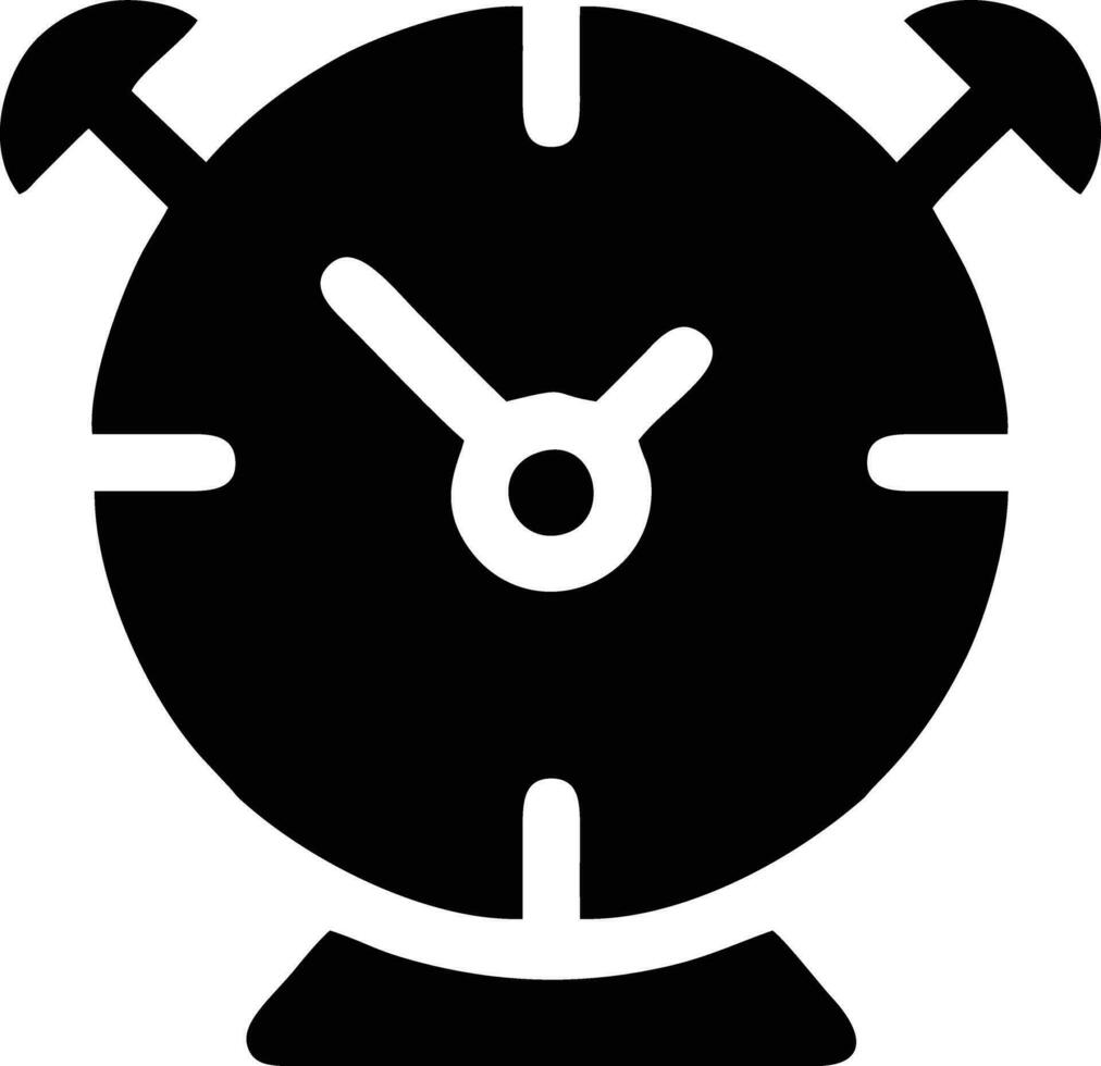 Uhr Symbol Symbol Design Bild. Illustration von das Alarm Uhr Zeit isoliert Vektor Bild. eps 10