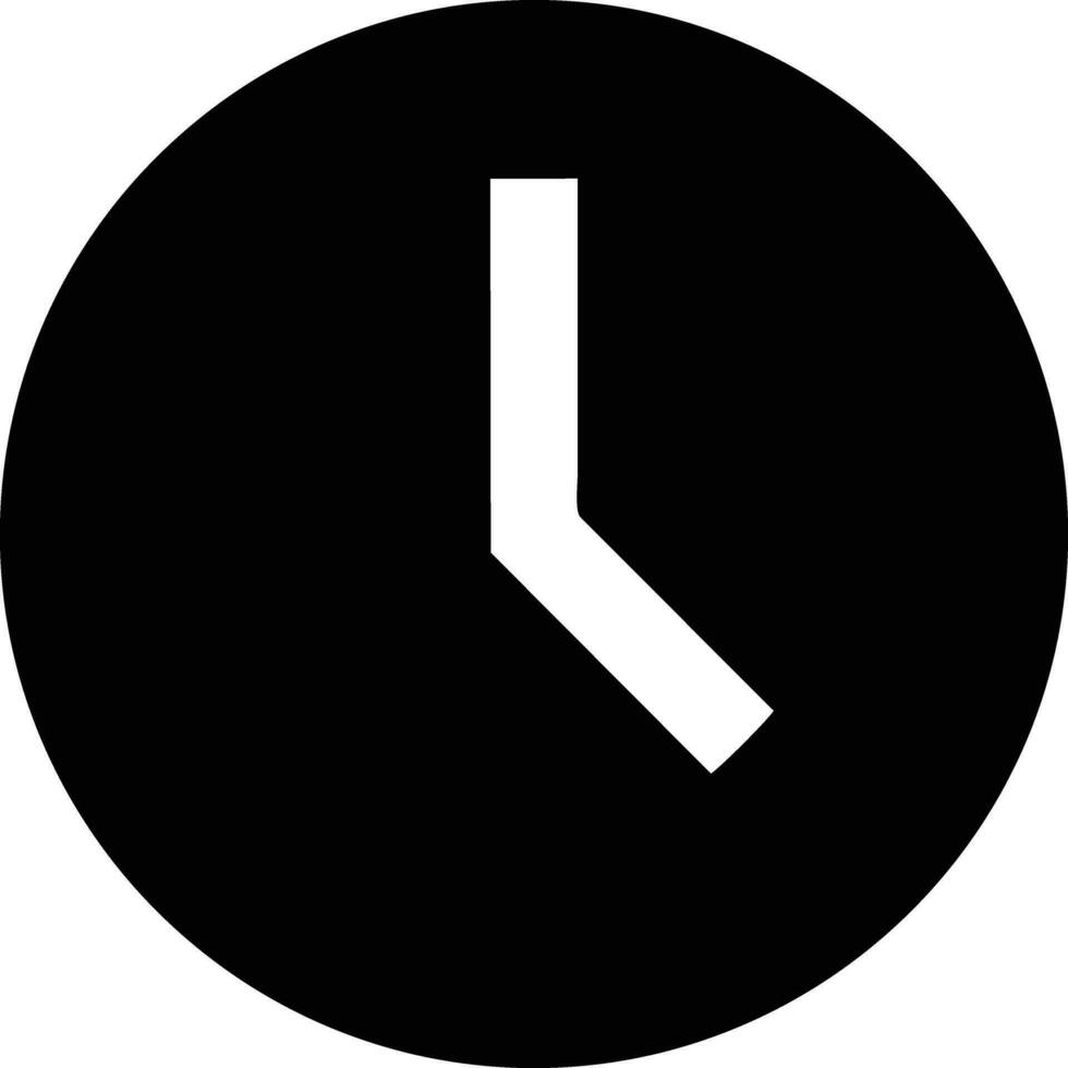 Uhr Symbol Symbol Design Bild. Illustration von das Alarm Uhr Zeit isoliert Vektor Bild. eps 10