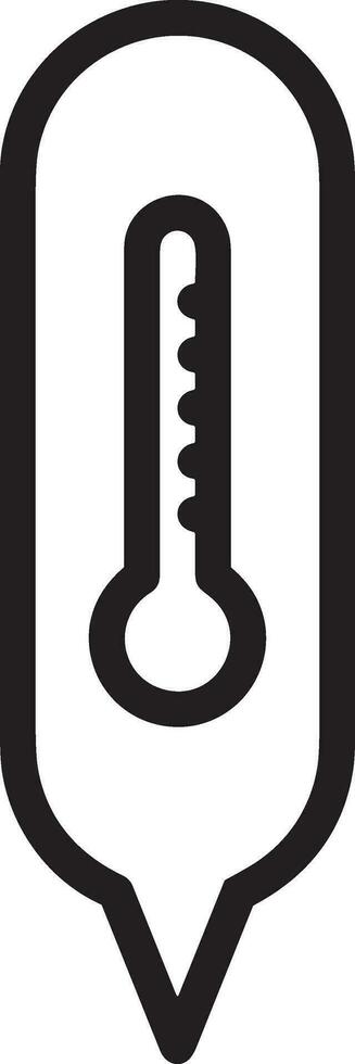 termometer medicin ikon symbol bild vektor. illustration av de temperatur kall och varm mäta verktyg design bild.eps 10 vektor