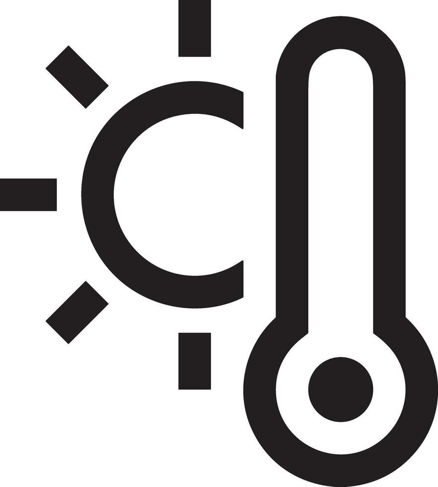 termometer medicin ikon symbol bild vektor. illustration av de temperatur kall och varm mäta verktyg design bild.eps 10 vektor