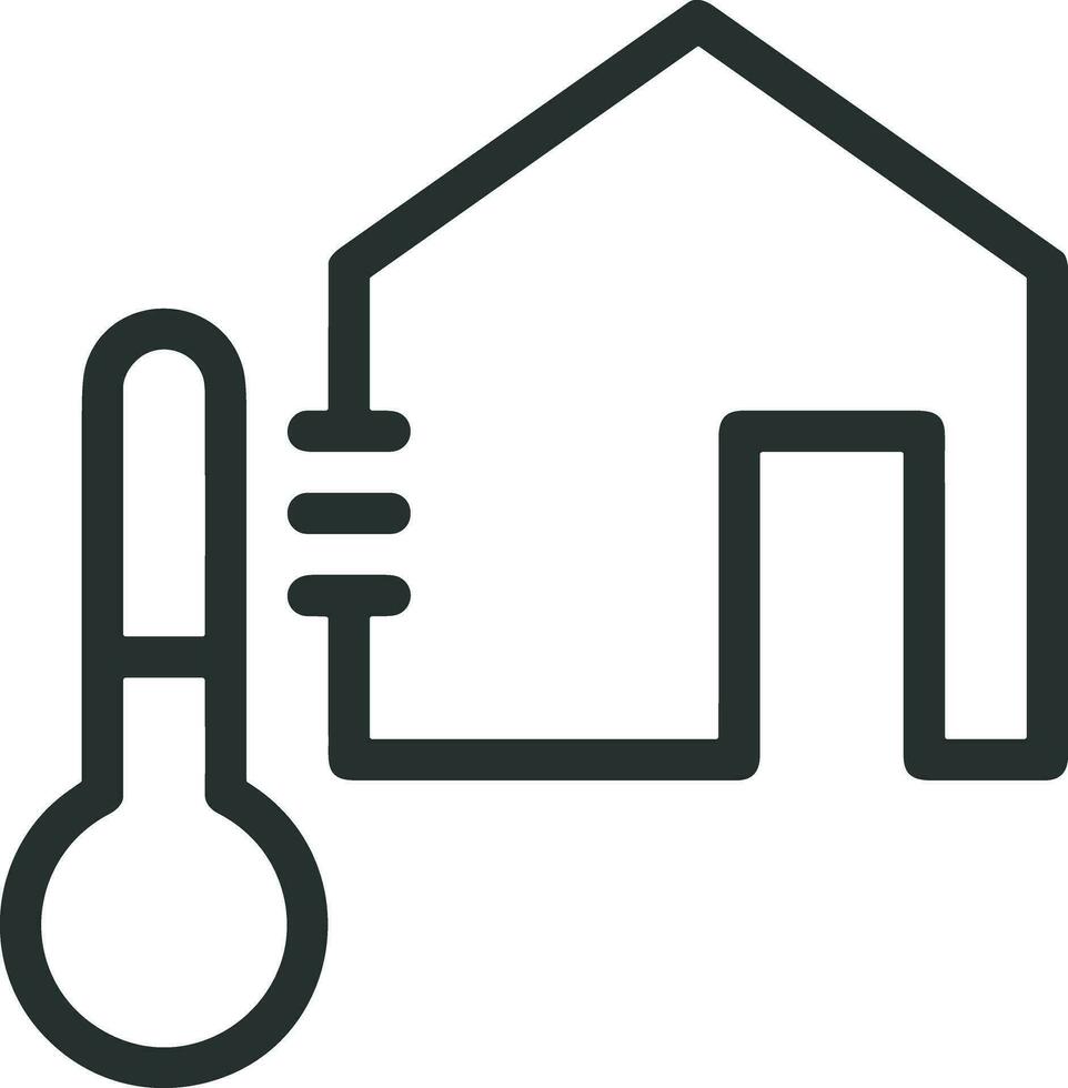 Thermometer Medizin Symbol Symbol Bild Vektor. Illustration von das Temperatur kalt und heiß messen Werkzeug Design Bild.eps 10 vektor