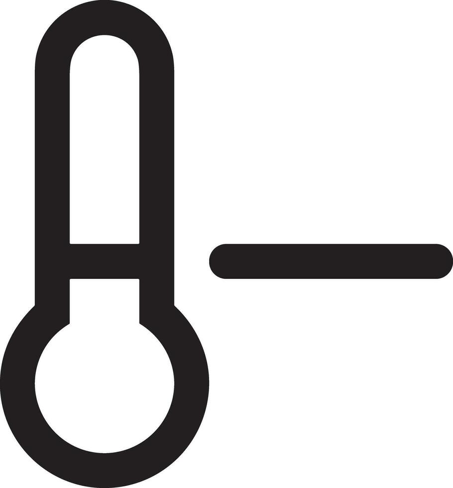 termometer medicin ikon symbol bild vektor. illustration av de temperatur kall och varm mäta verktyg design bild.eps 10 vektor