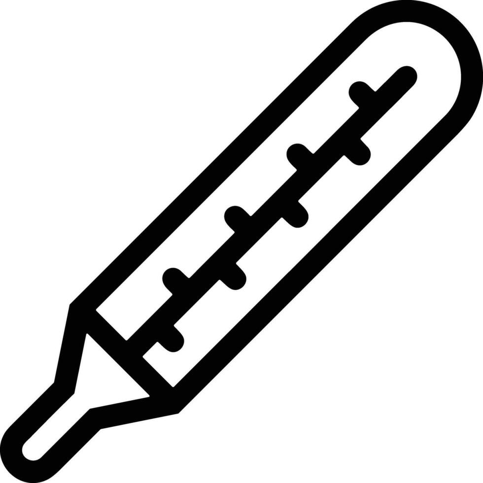 Thermometer Medizin Symbol Symbol Bild Vektor. Illustration von das Temperatur kalt und heiß messen Werkzeug Design Bild.eps 10 vektor