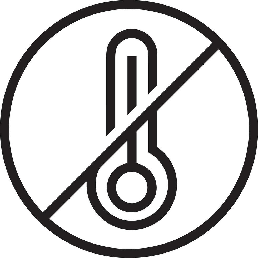 termometer medicin ikon symbol bild vektor. illustration av de temperatur kall och varm mäta verktyg design bild.eps 10 vektor