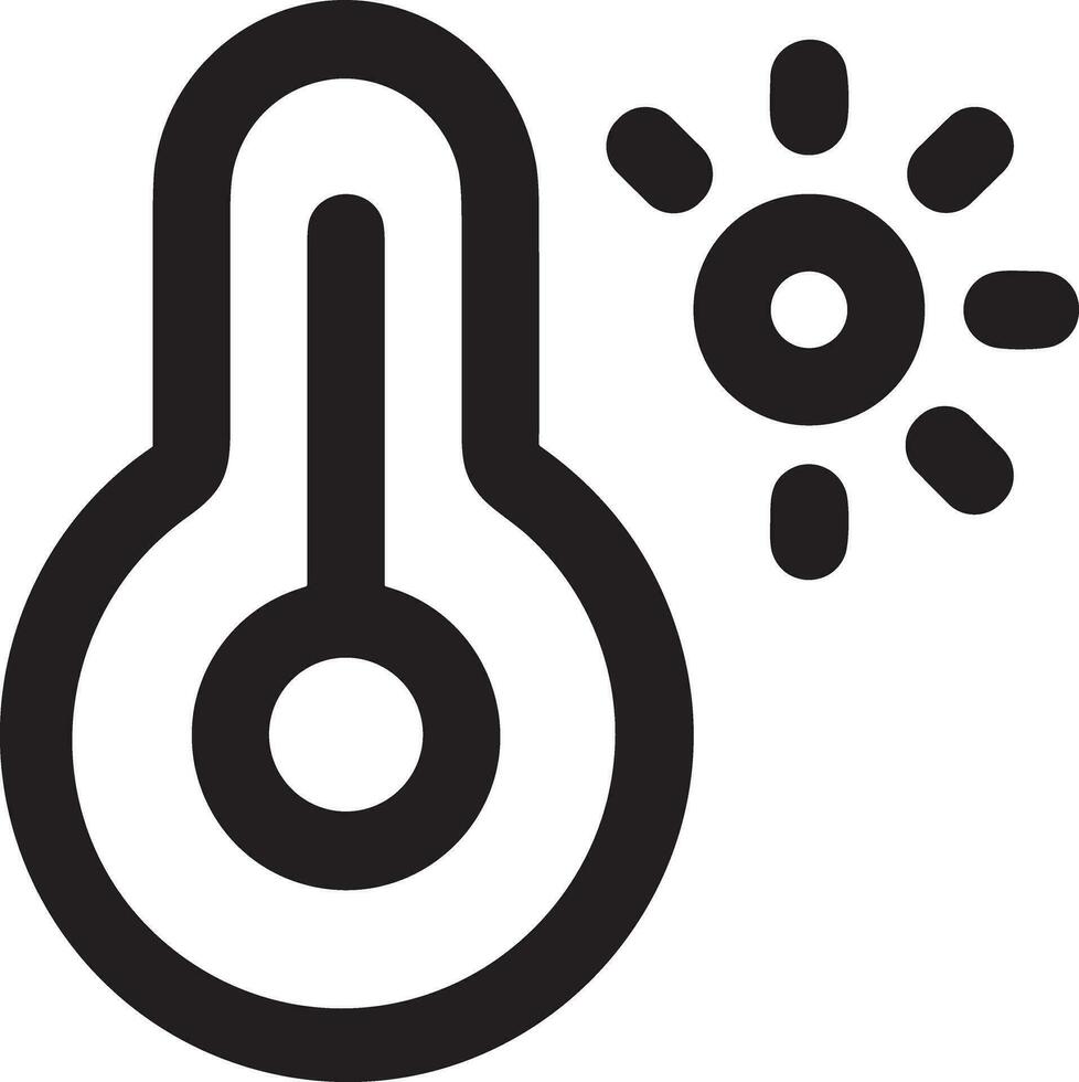 Thermometer Medizin Symbol Symbol Bild Vektor. Illustration von das Temperatur kalt und heiß messen Werkzeug Design Bild.eps 10 vektor