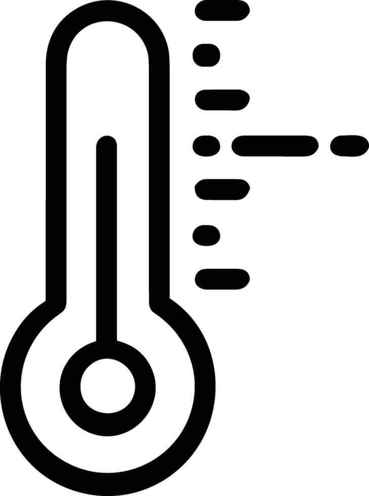 termometer medicin ikon symbol bild vektor. illustration av de temperatur kall och varm mäta verktyg design bild.eps 10 vektor