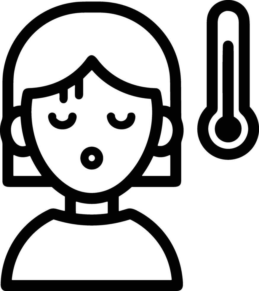 Thermometer Medizin Symbol Symbol Bild Vektor. Illustration von das Temperatur kalt und heiß messen Werkzeug Design Bild.eps 10 vektor