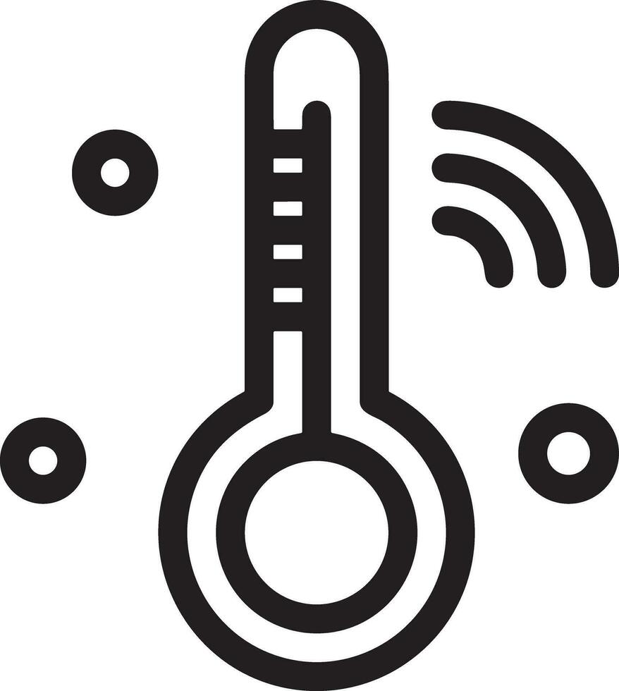 Thermometer Medizin Symbol Symbol Bild Vektor. Illustration von das Temperatur kalt und heiß messen Werkzeug Design Bild.eps 10 vektor