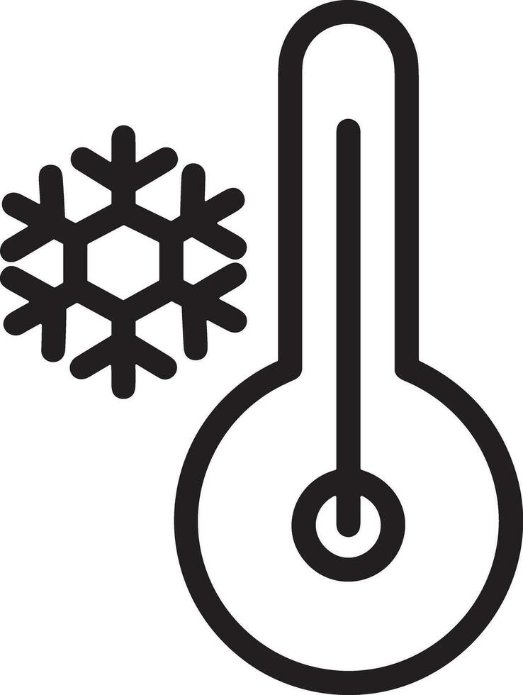 termometer medicin ikon symbol bild vektor. illustration av de temperatur kall och varm mäta verktyg design bild.eps 10 vektor