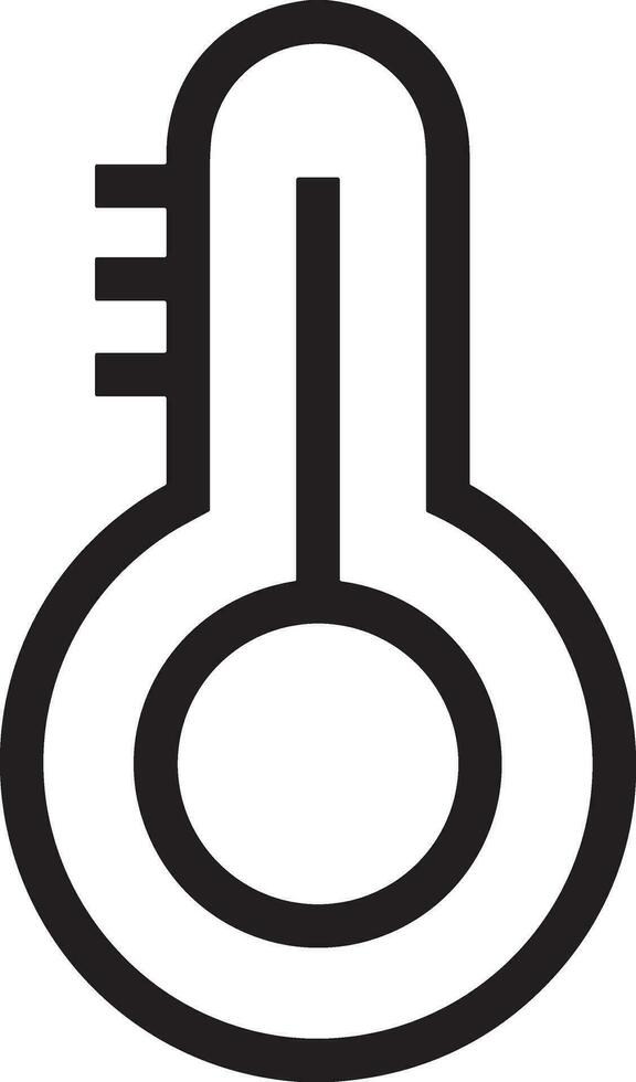 Thermometer Medizin Symbol Symbol Bild Vektor. Illustration von das Temperatur kalt und heiß messen Werkzeug Design Bild.eps 10 vektor