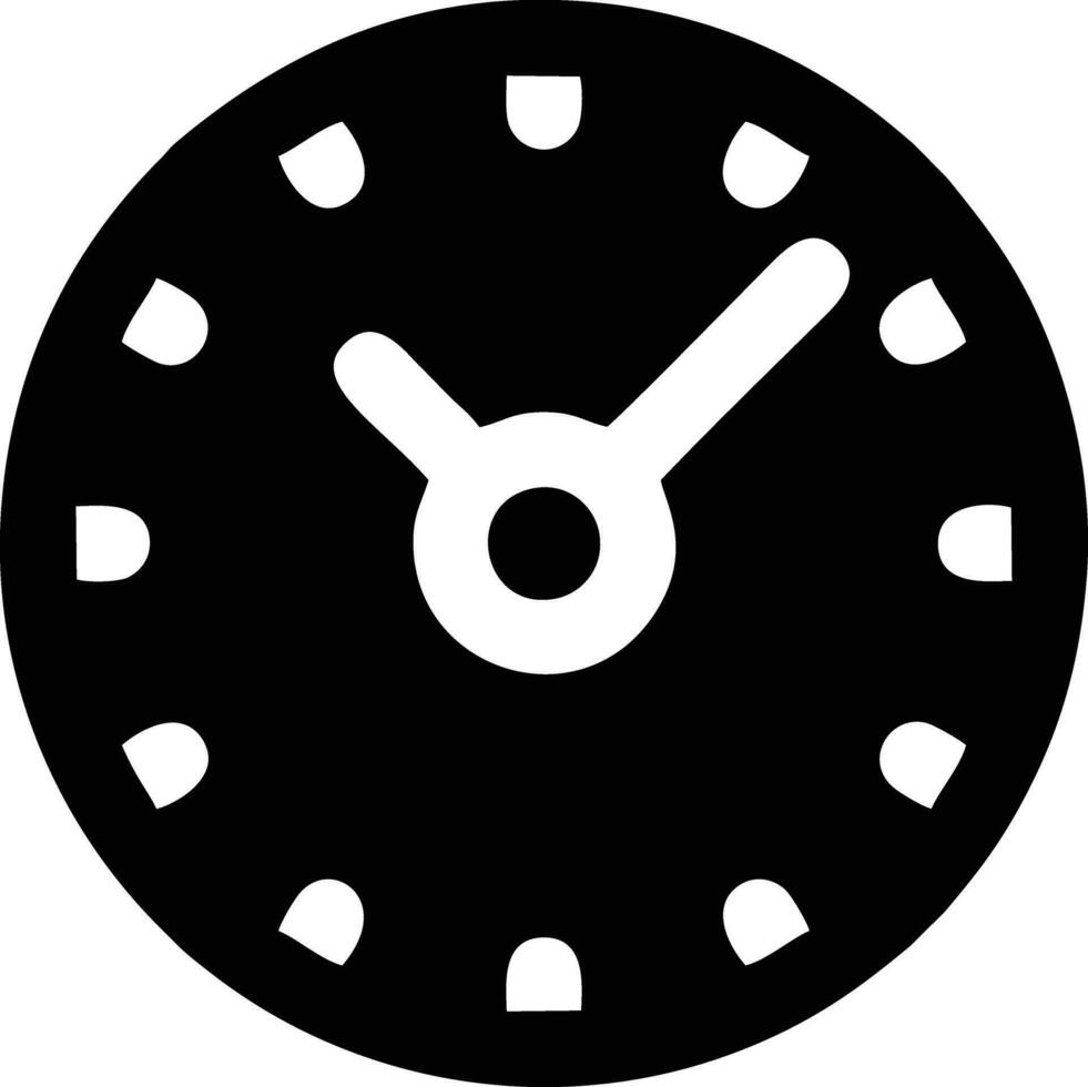 Uhr Symbol Symbol Design Bild. Illustration von das Alarm Uhr Zeit isoliert Vektor Bild. eps 10