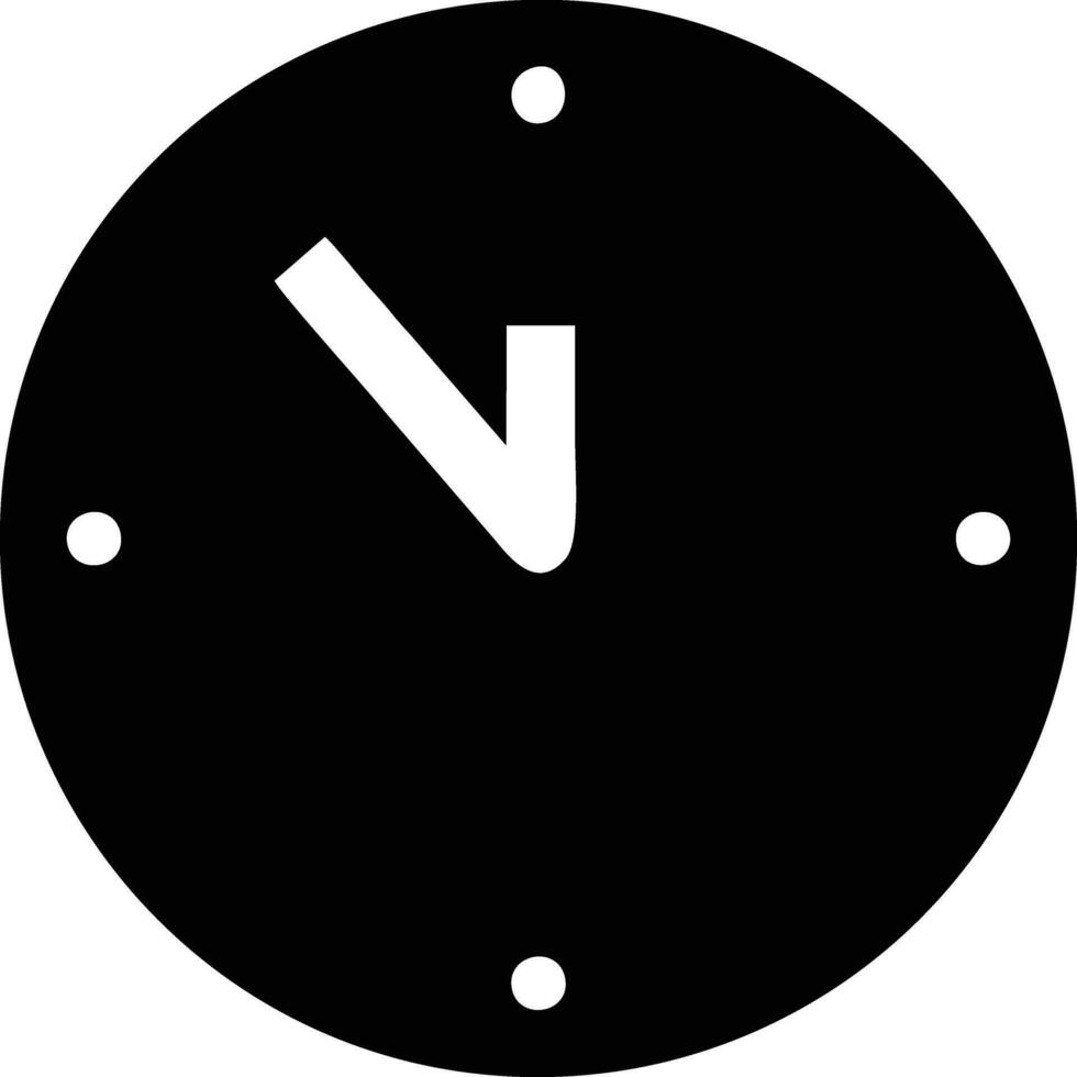 Uhr Symbol Symbol Design Bild. Illustration von das Alarm Uhr Zeit isoliert Vektor Bild. eps 10