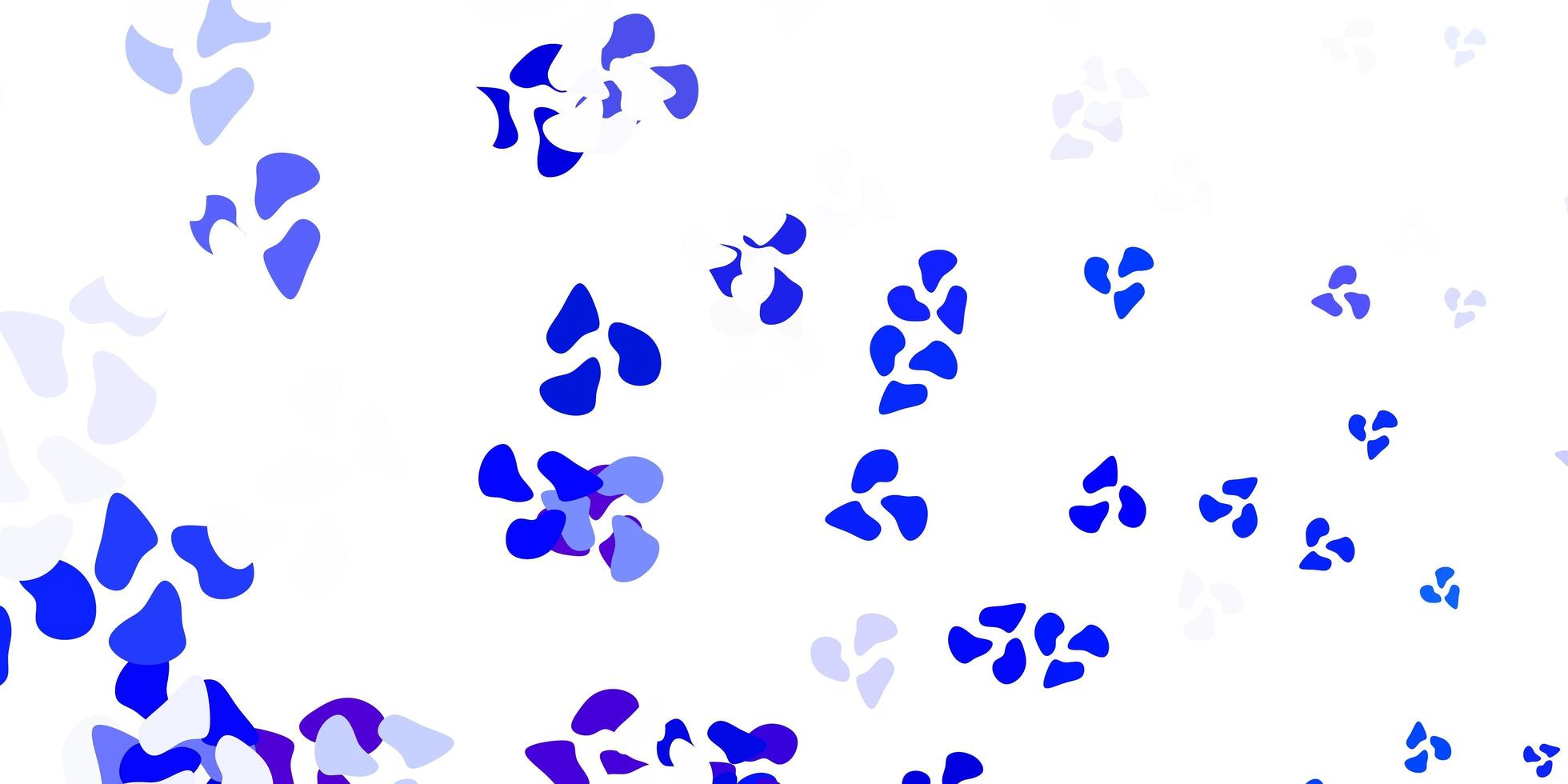 ljusblå vektormönster med abstrakta former. vektor