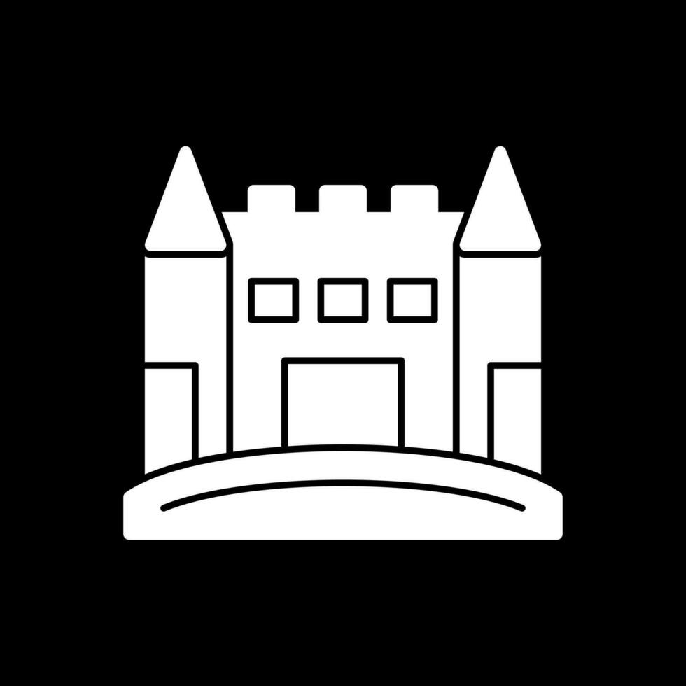 Sand Schloss Vektor Symbol Design