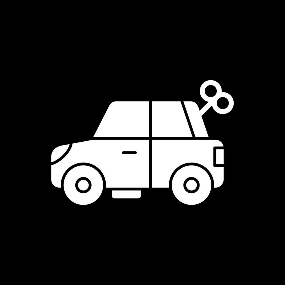 Auto-Spielzeug-Vektor-Icon-Design vektor