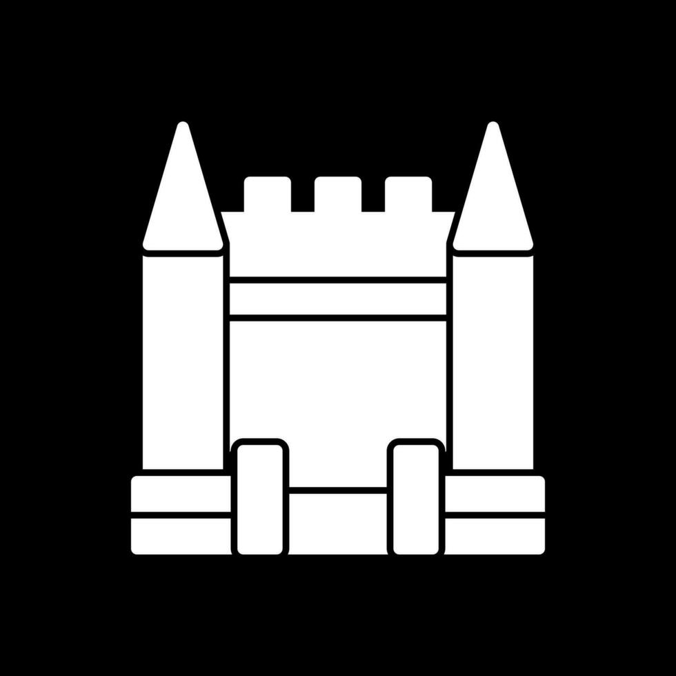 aufblasbar Schloss Vektor Symbol Design