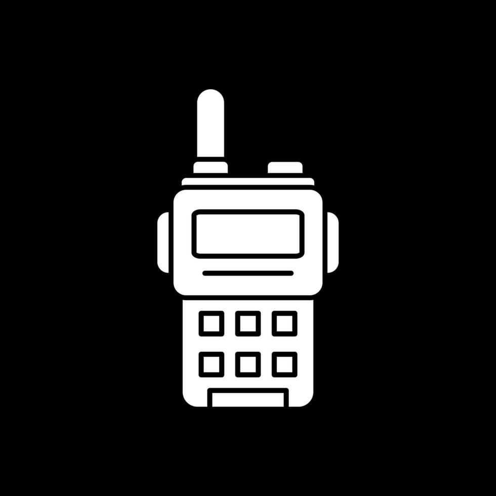 Walkie-Talkie-Vektor-Icon-Design vektor