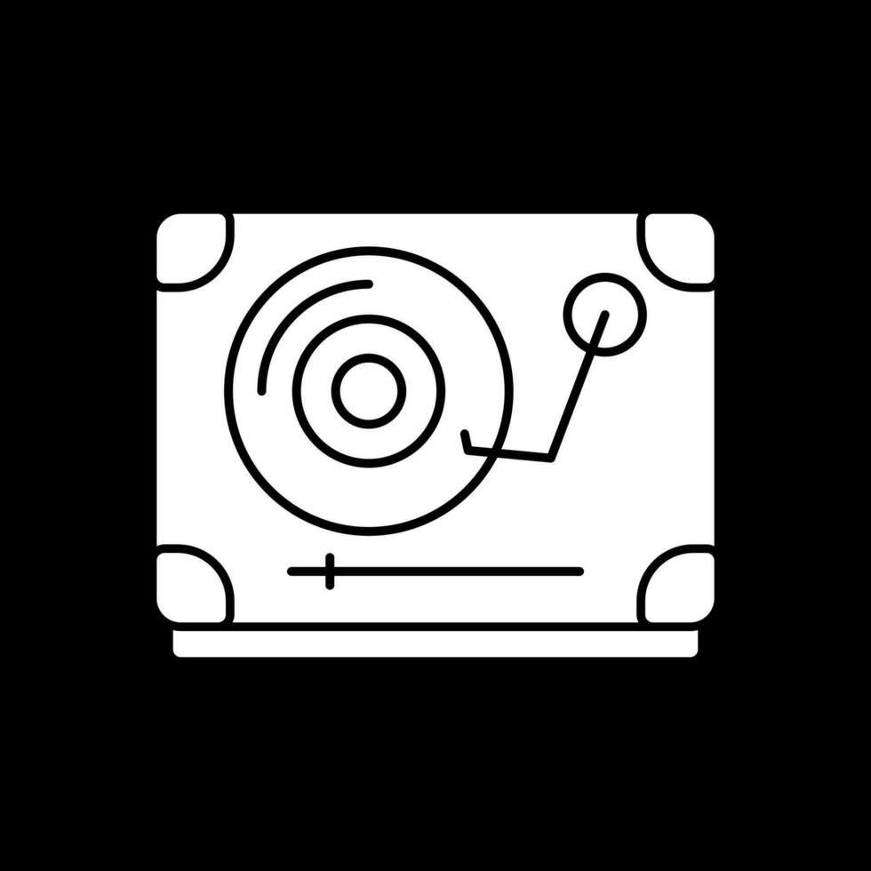 skivspelare vektor ikon design