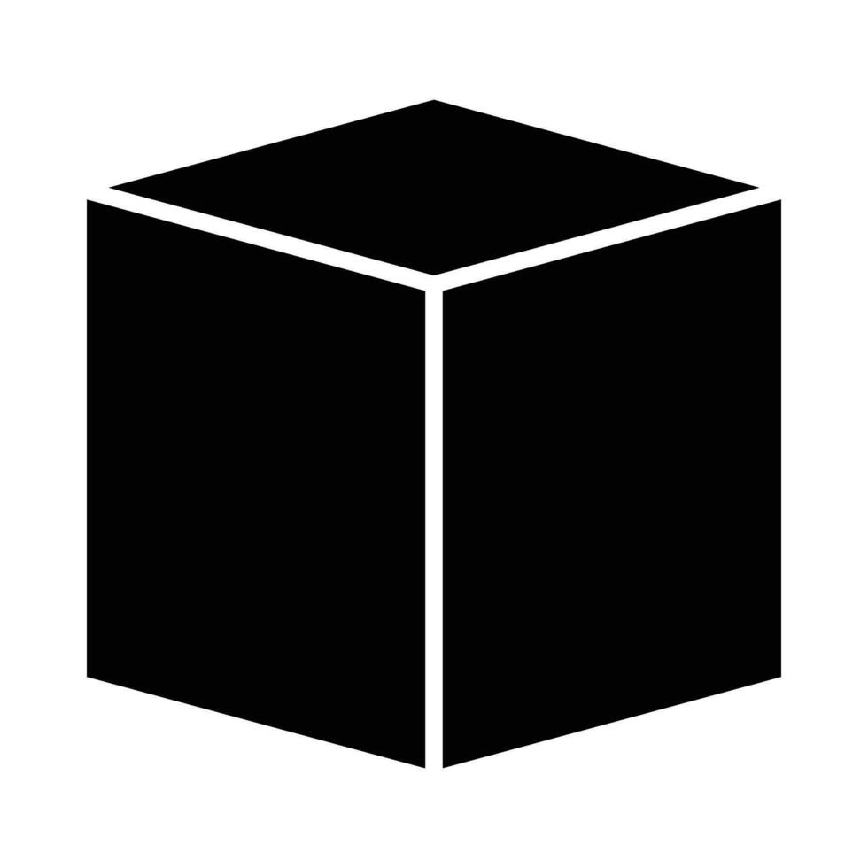Box Vektor Glyphe Symbol zum persönlich und kommerziell verwenden.