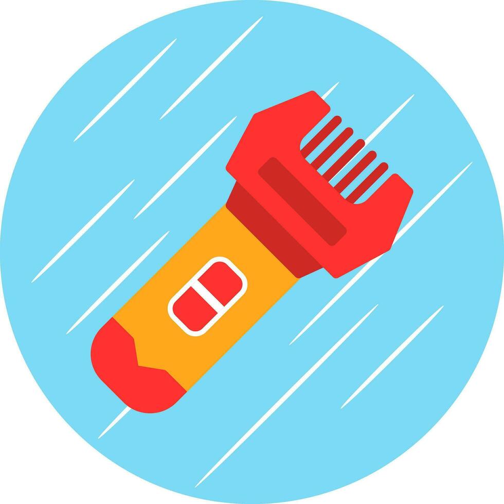 Trimmer-Vektor-Icon-Design vektor