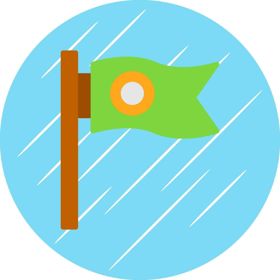 Flag-Vektor-Icon-Design vektor