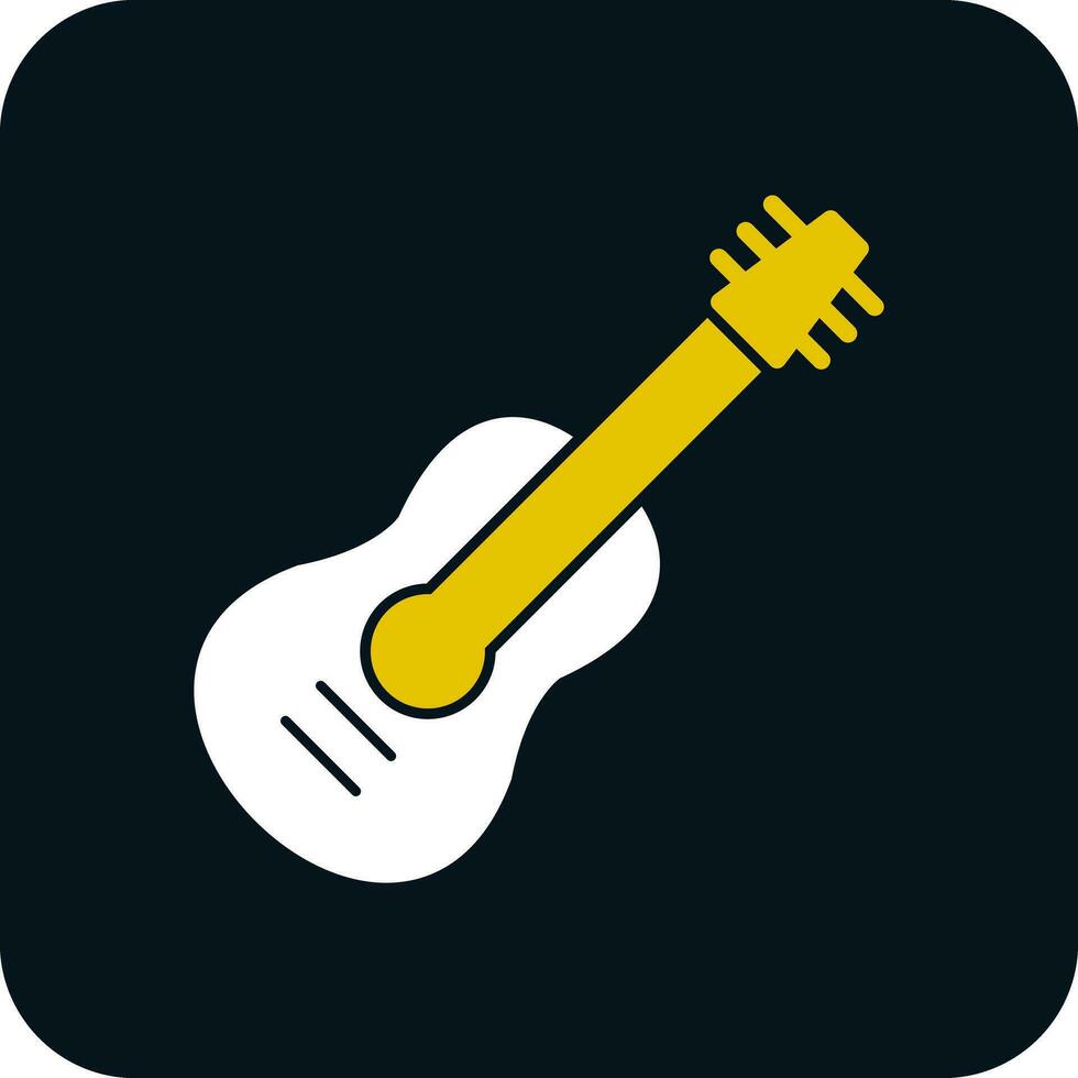 Gitarren-Vektor-Icon-Design vektor