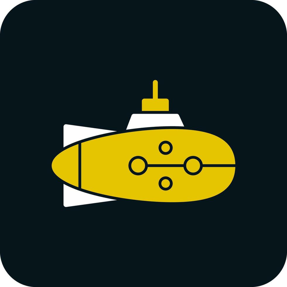 u-båt vektor ikon design