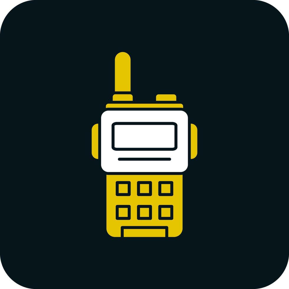 Walkie-Talkie-Vektor-Icon-Design vektor