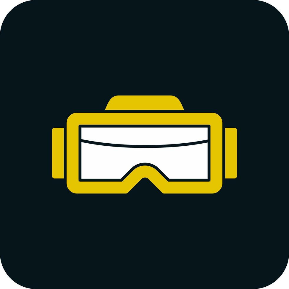 Vr-Brille-Vektor-Icon-Design vektor