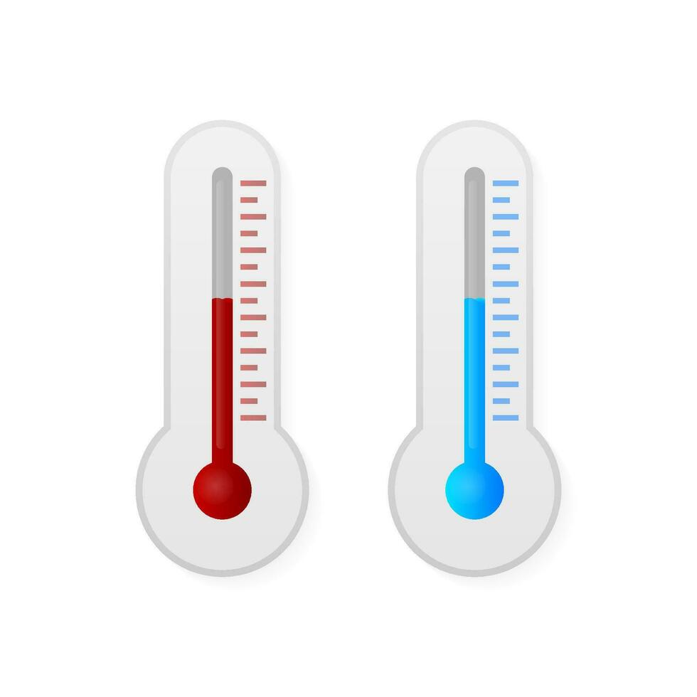 linjär mätning temperatur för medicinsk design. vektor logotyp