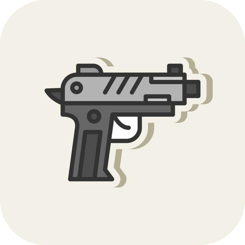 pistol vektor ikon design