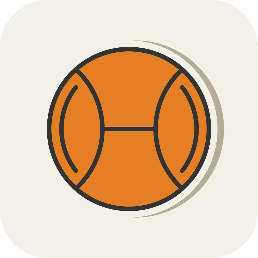 Basketball-Vektor-Icon-Design vektor