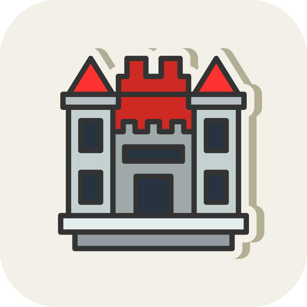 Schloss-Vektor-Icon-Design vektor